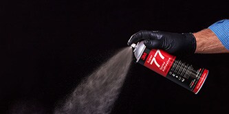 Kleje w aerozolu 3M w działaniu
