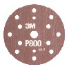 Elastyczne dyski ścierne na gąbce 150 mm, 15 otworowe,P800, PN34420