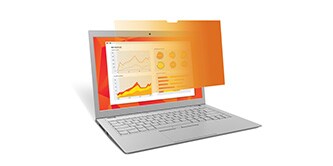 Złoty Filtr Prywatyzujący 3M™ do laptopa
