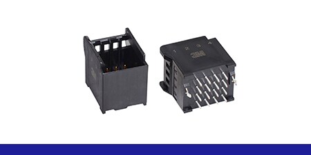 Zdjęcie złącza do montażu na płytce 3M™ Mini Stack z serii 3S6
