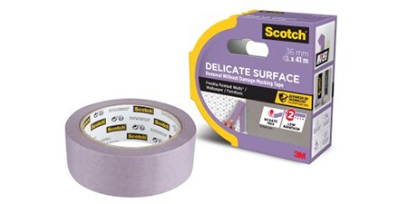 Zapakowana i odpakowana taśma malarska Scotch®
