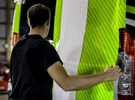 Aplikator zielonej folii 