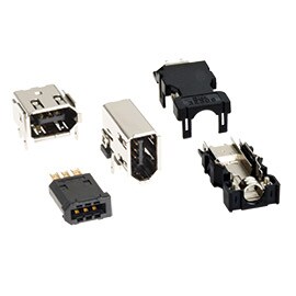 Obraz rodziny złączy IEEE-1394