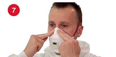 3M™ Aura™ serii 9300+Gen3 Jak dopasować półmaskę?
