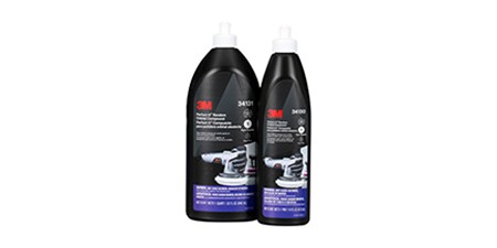 3M™ Perfect-It™ Pasta polerska do polerki mimośrodowej potrafi usunąć drobne ślady po szlifowaniu
