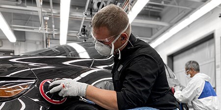 Zdjęcie przedstawiające gamę produktów Total Automotive Sanding System
