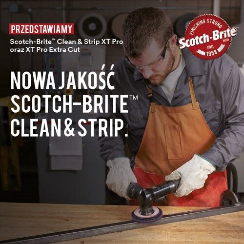 Broszura Scotch-Brite Clean and Strip XT Pro oraz Extra Cut