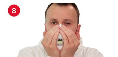 3M™ Aura™ serii 9300+Gen3 Jak dopasować półmaskę?
