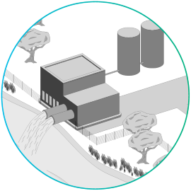 Ikona pełnego oczyszczania wody