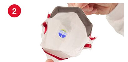 3M™ Aura™ serii 9300+Gen3 Jak dopasować półmaskę?
