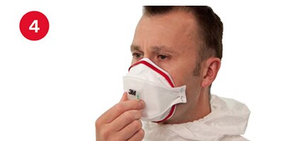 3M™ Aura™ serii 9300+Gen3 Jak dopasować półmaskę?
