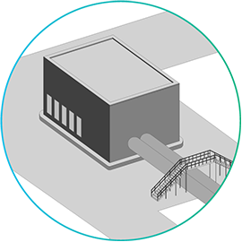 Ikona procesu poboru wody krok po kroku