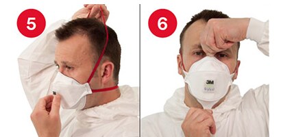 3M™ Aura™ serii 9300+Gen3 Jak dopasować półmaskę?
