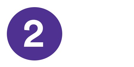 cyfra 2 w fioletowym kółku
