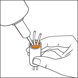 Klej zalewa element