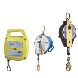Wybór produktów chroniących przed upadkiem, w tym 3M™ DBI-SALA® i 3M™ PROTECTA®