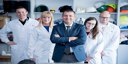Employees in lab
