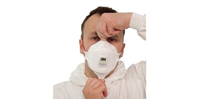 3M™ Aura™ serii 9300+Gen3 Łatwiejsze wkładanie, dopasowanie i zdejmowanie półmaski
