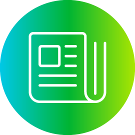 Ikona wiadomości z zakresu usług użyteczności publicznej i energetyki