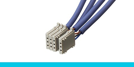Zdjęcie gniazda złączy 3M™ Mini Stack serii 3S5 do montażu przewodowego
