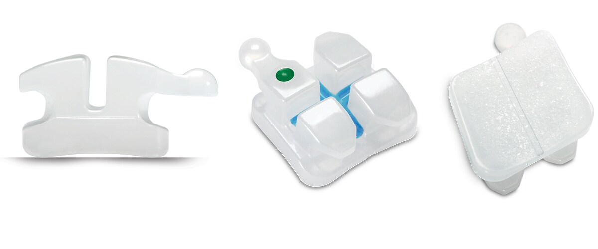 Części zamków ceramicznych Clarity Advanced - kształt zapewniający wygodę
